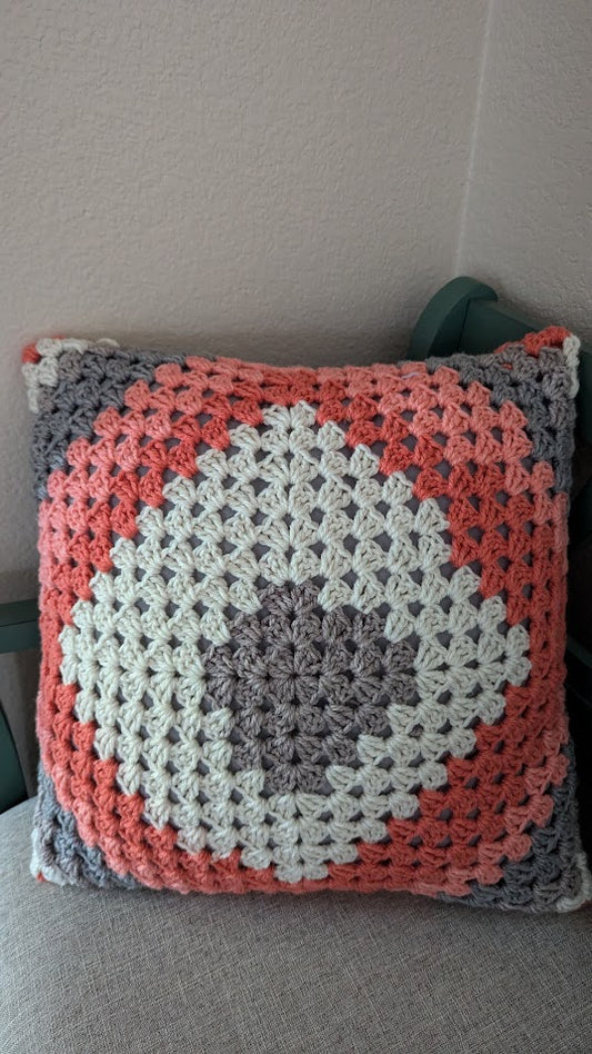 Made to Order - Coral Waves Crochet Pillowcass